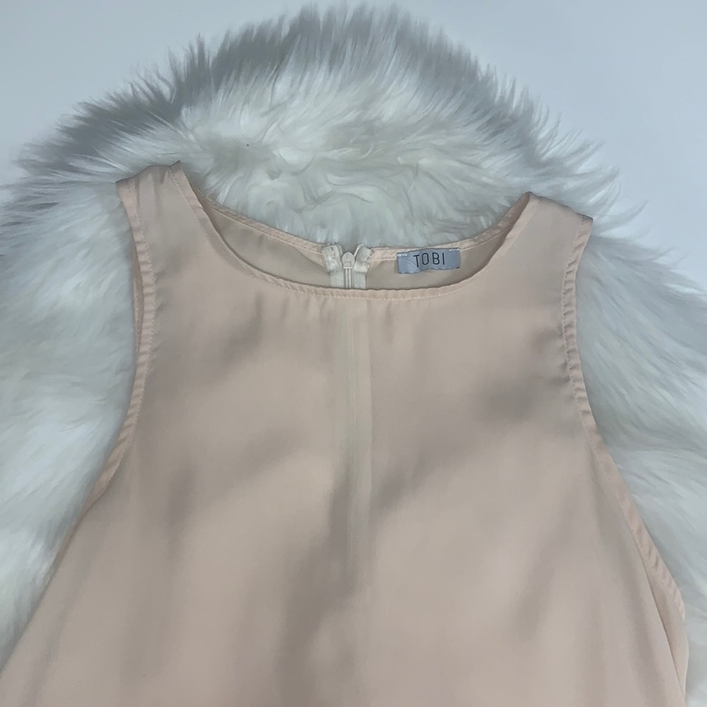 TOBI High Low Dual Color Tank Top Size Small